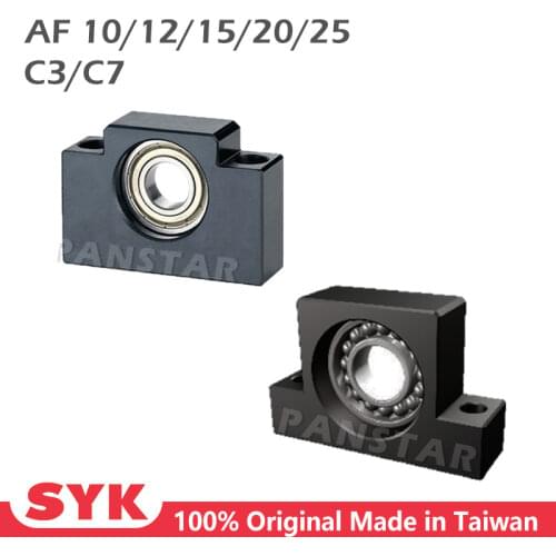 SYK Professional Support Unit AF10 AF12 AF15 AF20 Supported-side C3 C7 for ballscrew TBI sfu 1204 1604 Premium CNC Parts