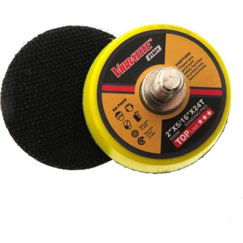 2 Inch 50mm Hook and Loop Backup Sanding Pad 5/16"-24 Thread Power Tools Accessories