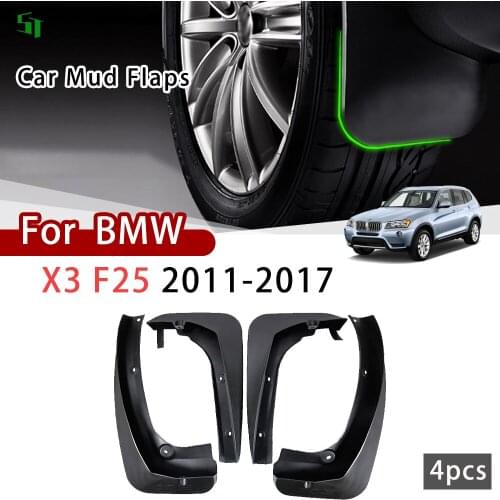 For BMW X3 F25 2011-2017 Front Rear Car Mudflap Fender Mud Guard Flap Splash Flaps Mudguards Accessories2012 2013 2014 2015 2016