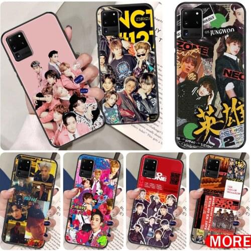 NCT 127 Neo Zone Phone case For Samsung Galaxy Note 4 8 9 10 20 S8 S9 S10 S10E S20 Plus UITRA Ultra black silicone Etui pretty