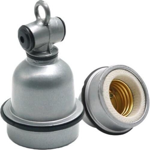 E27 Pet Heating Lamp Bracket With Lamp Holder Pet Reptile Ceramic Insulation