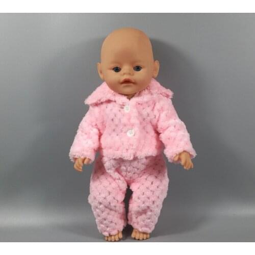 HotSale Baby New Born Doll Clothes Accessories Fit 18 inch 43cm Red black pink Blue Doll leather For Doll Birthday Festival Gift