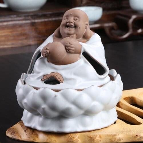Maitreya blessing the ancient fuming furnace Buddha your kiln incense burner Your porcelain teachers culture and art Aloes