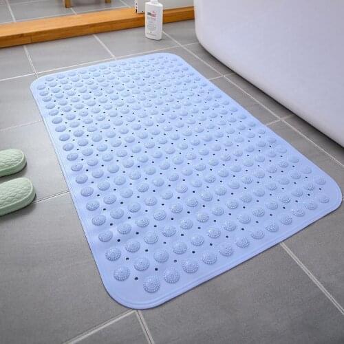 Non-Slip Bath Mat Hotel Shower PVC Water Absorption Bathroom Entrance Toilet Floor Carpet