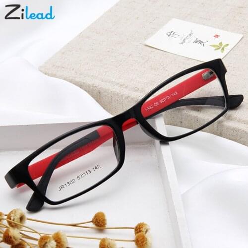 Zilead Retro Square Anti Blue Light Plain Glasses Women&Men Optical Spectacle Glasses Myopia Eyeglasses Frames For Female&Male