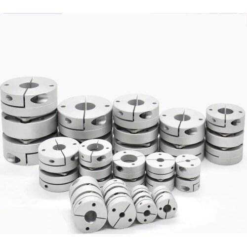 Aluminum alloy single-diaphragm and double-diaphragm coupling servo motor screw large torque coupling elastic coupling