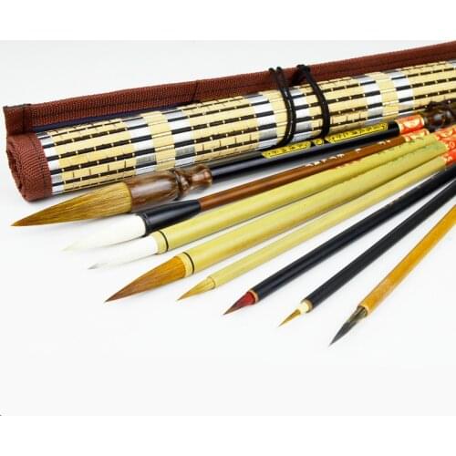 Excellent Quality Chinese Calligraphy Brushes Complete Set Painting Supplies Calligraphy Brushes Multiple Hairs Writing Brush