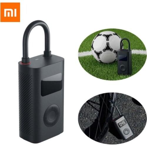 Original Xiaomi Mijia Portable Smart Digital Tire Pressure Detection Electric Inflator Pump For Bike Motorcycle Car Football