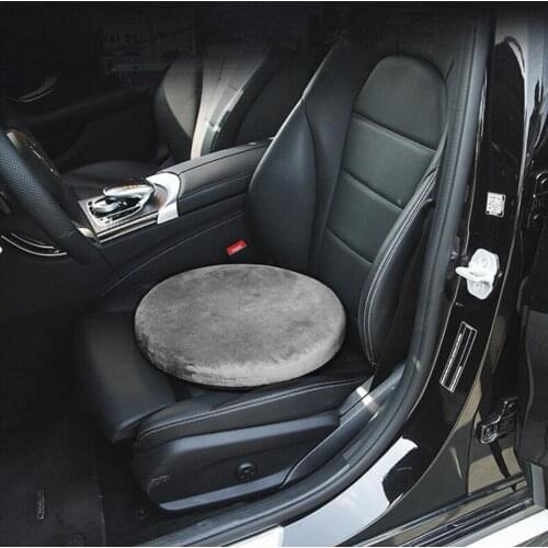 Memory Foam Swivel Seat Cushion Assists Gray 16 Inches in Diameter Thick Pressure Sore Relief