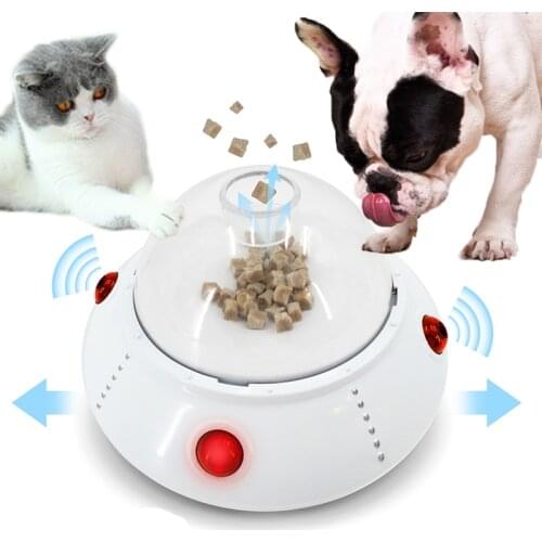Smart Cat Dog Toy Treat Interactive Electronic Pop It Automatic Food Dispenser Feeder Bowl For Dogs Iq Training Dogs Accesorios