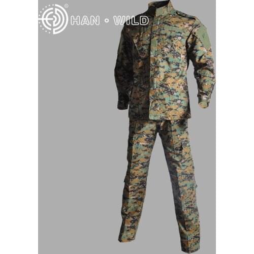 Military Uniform Jacket + Pants Outdoor Airsoft Paintball Multicam Tactical Ghillie Suit Camouflage Army Combat Hunting Clothes