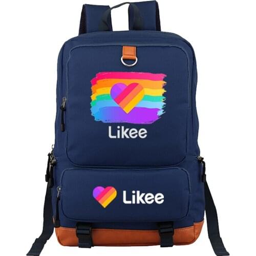 High Quality Likee Video APP Daily backpack Students Boys Girls Daily like Likee rucksack Casual Travel Backpack fashion Bags
