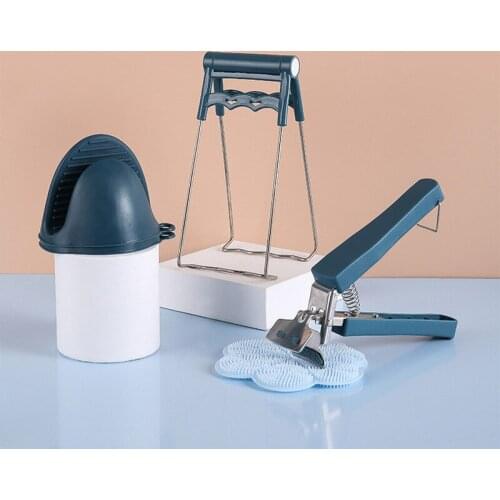 Anti-Scalding Clip Bowl Clip High Temperature Resistant Non-Slip Dish Clamp Plate Clamp Bowl Holder Kitchen Accessories