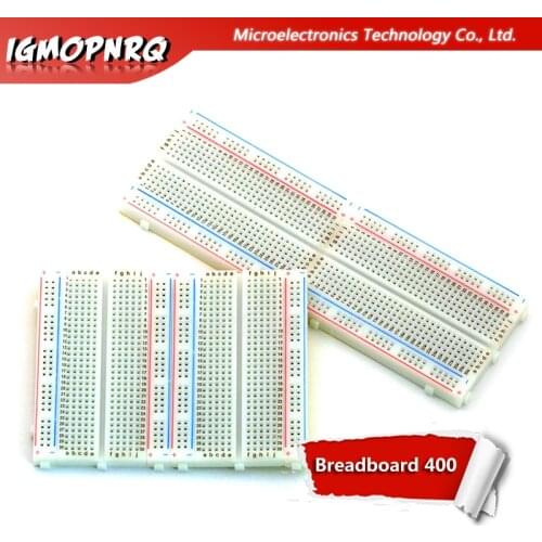 1pcs DIY 400 Points Solderless Bread Board Breadboard 400 PCB Test Board