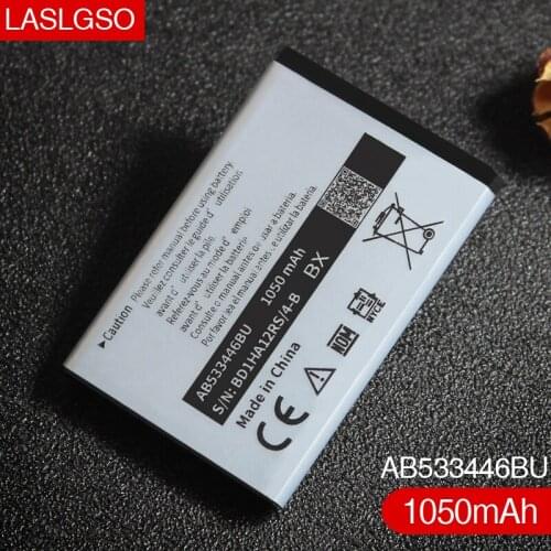 100% Good Quality AB553446BU Battery for Samsung B2100 C3300 Xplorer B100 SCH-B619 C3300K C5212 Duos C5212i C5130