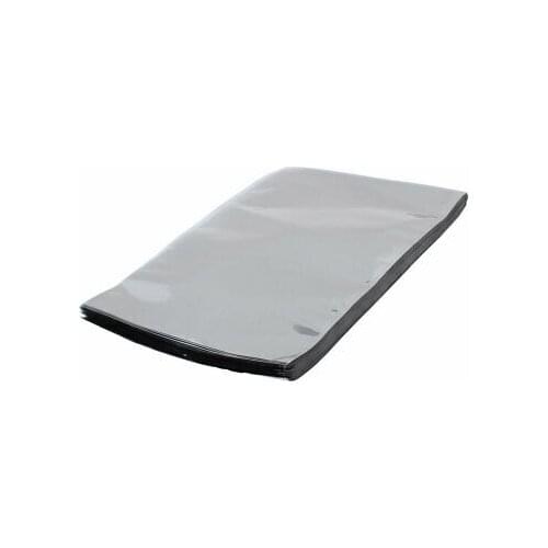50 Pcs 200mm x 300mm Silver Tone Flat Open Top Anti Static Bag For Electronics