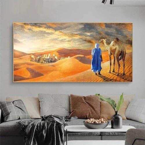 5D Diy Diamond Painting Oriental Tuareg In The Desert Landscape Decoration Full Square Round Drill Diamond EmbroidieryZP-3081