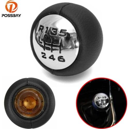 6 Speed Car Gear Shift Knob Head Cover Shifter Lever Stick for Peugeot 307 308 3008 407 5008 807 Auto Interior Parts Accessories