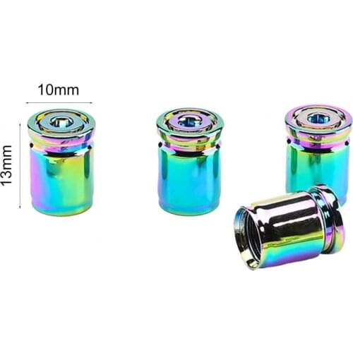 60% Dropshipping!! 4 Pcs Tyre Valve Stems Anti-corrosion Waterproof Alloy Decorative Universal Tire Caps for Car