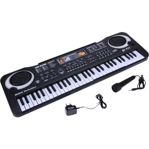 61 Keys Digital Music Electronic Keyboard Key Board Electric Piano Children Gift Eu Plug