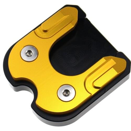 Free Shipping Motorcycle Side Stand Pad Plate Kickstand Enlarger Support Extension for MOTO GUZZI 750 V7 SPECIAL - STONE