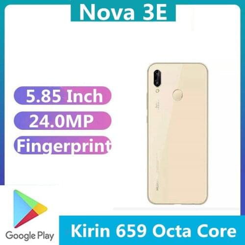 DHL Fast Delivery HuaWei P20 Lite Nova 3E Cell Phone 5.85" Full Screen Kirin 659 24.0MP Fingerprint Dual Sim Android 8.0