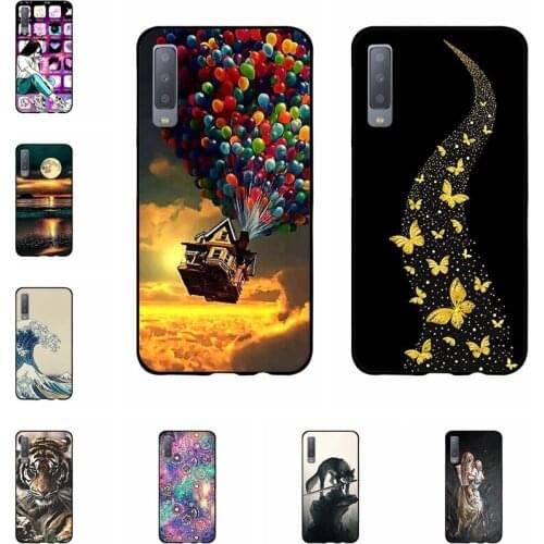 For Samsung Galaxy A7 2018 A750 Case Ultra Thin Soft TPU Back Cover For Samsung A7 2018 Phone Case Coque Capa Bumper Protective