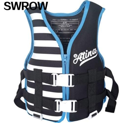 Children Neoprene Life Jackets Portable Breathable Water Sports Life Jackets Vests Fishing Swimming Rafting Buoyancy Life Vests