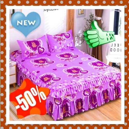Hot sellers with thick bed skirt bed cover sheets, grinding bed sheets Symons bed cover protective covers