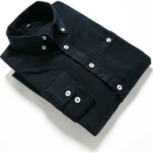 LingDeng Mens Corduroy Shirts
