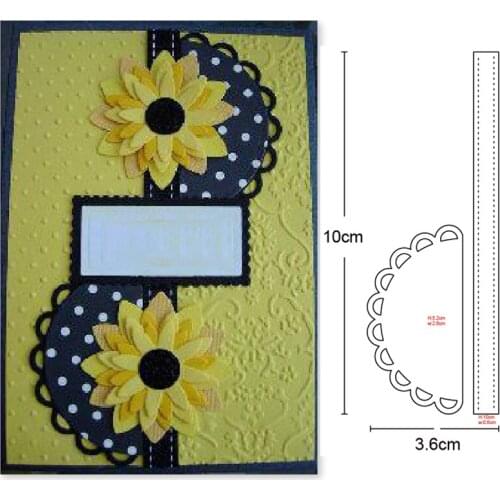 Metal cutting dies flower frame cut die mold background decoration Scrapbook paper craft knife mould blade punch stencils dies
