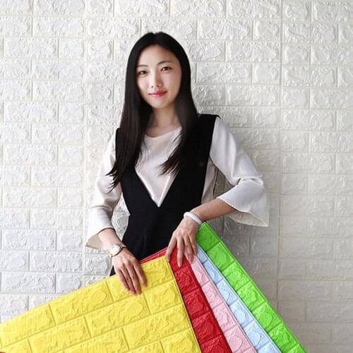 3D Foam Wall Panels Grey Color Peel and Stick Brick Wallpaper Self-Adhesive Removable for TV Walls, Background Wall Decor