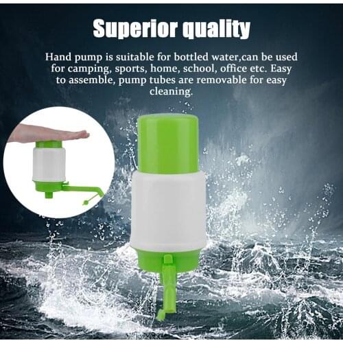 NEW Manual Spigot Gallon Water Bottle Jug Dispenser Camping Drinking Removable Tube Pump for camping sports home Faucet Tool