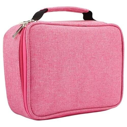 Oxford Canvas School cosmetic Case Large Capacity Watercolor Colored cosmetic Bag For Student Gift Art Supplies