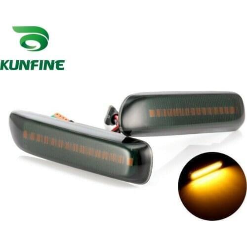 Pair of Led Dynamic Side Marker Turn Signal Light Sequential Blinker Light For 3 Series E46 Limo 2/98 - 8/01 With Somke Cover