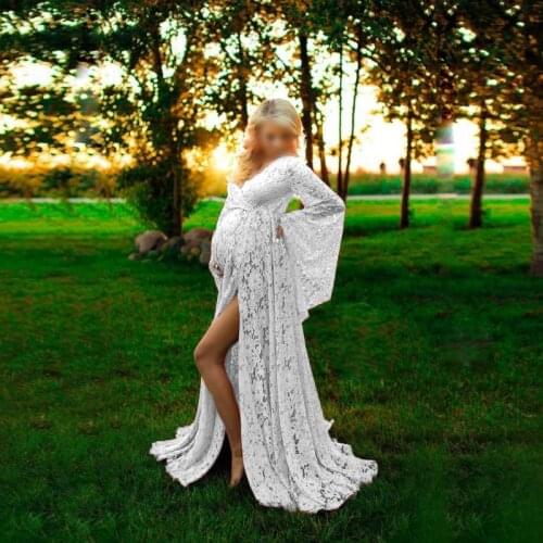 2021 New Maternity Dress For Photo Shoot Maternity Photography Props Gown Dress For Pregnant Women Pregnancy Dress Photography