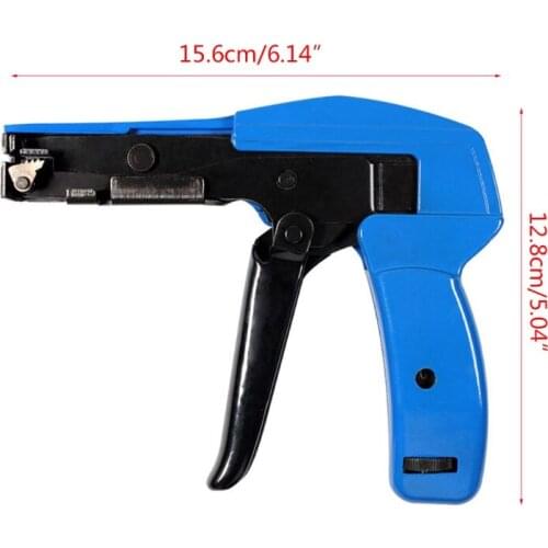 Professional Zip Tie Automatic Tensioner Cutter Pilers with Steel Handle Nylon Ties Cable Management Fastening Clamping for