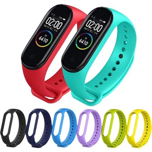 Bracelet for Xiaomi Mi Band 5 4 3 Sport Strap watch Silicone wrist strap For xiaomi mi band 3 4 5 bracelet Miband 4 3 5 Strap