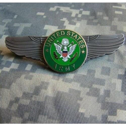 United States US ARMY AIRBORNE Military Pilot Wing Badge Insignia Metal Pin WW2 Military Store