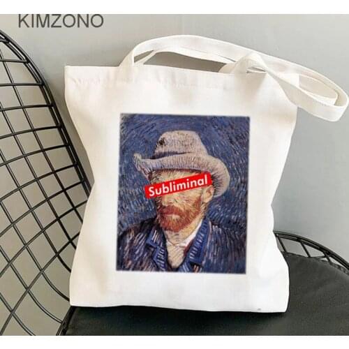 Van Gogh shopping bag eco bolsa shopper shopping bag jute shoping bolsas ecologicas cloth sac tissu