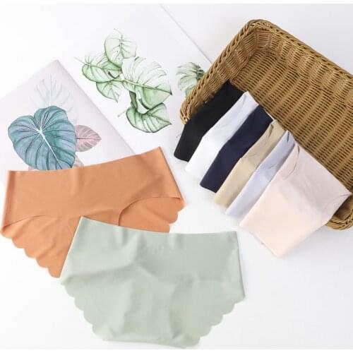 Seamless Panty Set Underwear Female Comfort Intimates Fashion Ladies Low-Rise Briefs Panties Women Sexy Lingerie