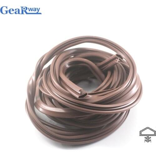 1Meter PVC Seal Strip Rubber Sealing Strips 9/10/12mm Optional Roof Type Card Slot Door Windows Seal Strip