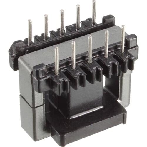 Uxcell 5 Sets EE25 5 with 5pin Transformer Bobbin PC40 Ferrite Core Vertical 10 Ferrite Halves and 5 Bobbin
