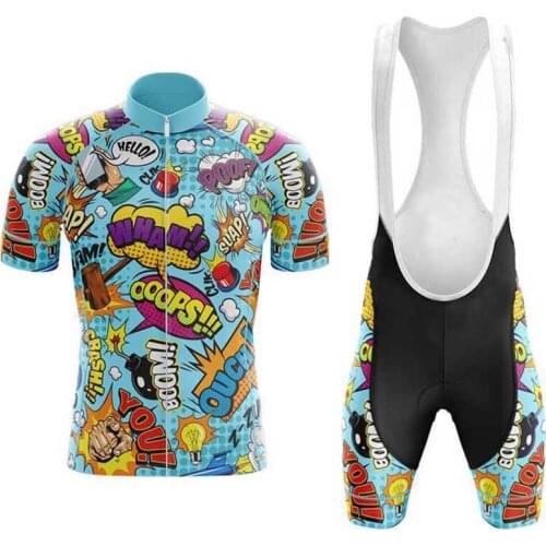Funny cycling clothes man complete summer cycling set sports kit maillot ciclismo hombre verano bike dress outfit bicycle wear