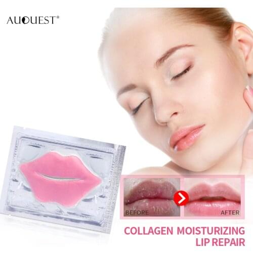 New 1PCS Collagen Lip Mask Pad Moisturizing Exfoliating Lips Hydrated Lip Mask Treatment Skin Repair For lips Lip augmentation