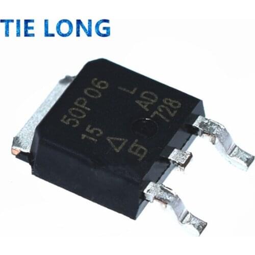 10pcs SUD50P06-15 TO-252 SUD50P06 50P06 TO252 SUD50P06-15L SOT SUD50P06-15L-E3