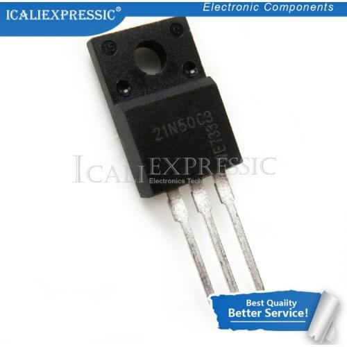 10PCS SPA21N50C3 21N50C3 TO-220F 500V 21A In Stock