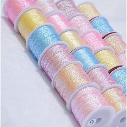 1PC High Quality Exquisite DIY Hand-wovenRope;Golden Silver Thread; Hand-woven Jewelry Material; Strands Yarn