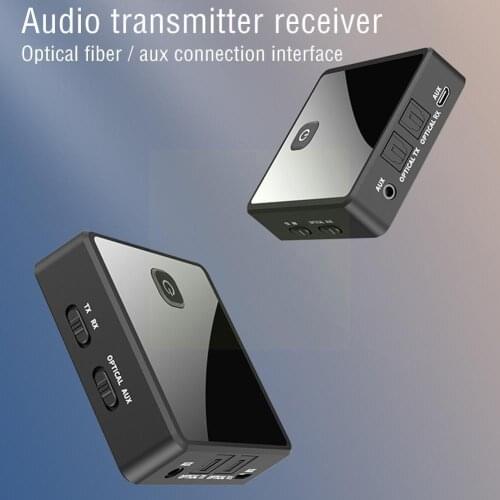 5.0 Bluetooth Adapter Fiber Bluetooth Receiver And TV 3.5mm Combo Audio Transmitter Transmitter U2U9