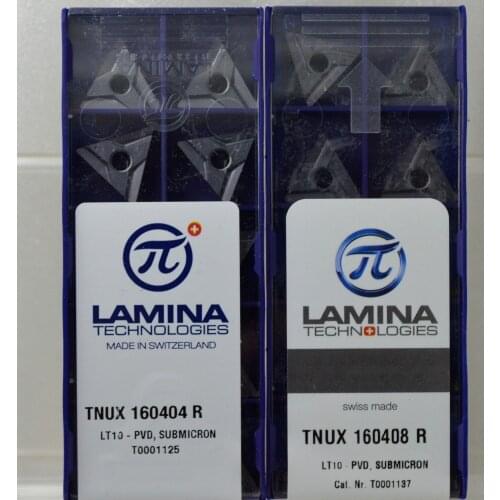 50pcs/lot LAMINA CNC carbide inserts TNUX160404R LT10 tools